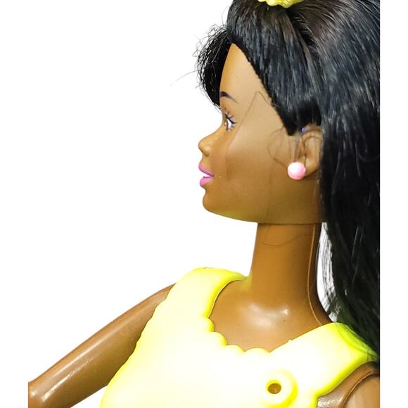 Vintage 1991 Mattel Snap N Play Barbie African American Doll #3556 Redressed - Picture 10 of 15